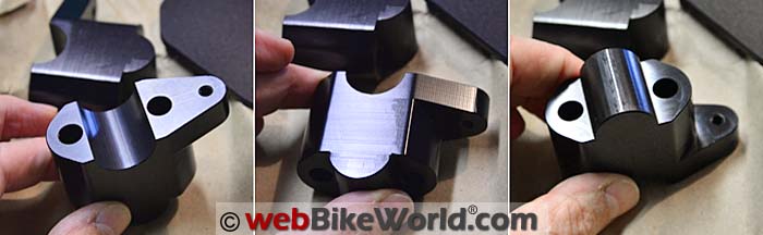 Motowerk Kawasaki Versys Handlebar Risers Close-up