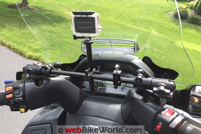 RAM Mounts on Motorcycle