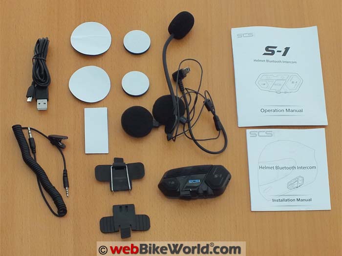 SCS ETC S-1 Intercom Kit Contents