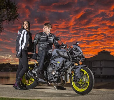 Stunt "god" Dave McKenna and model Antonina Rizzuto