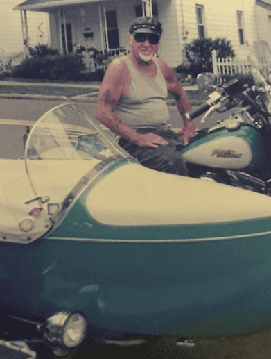 WWII veteran Arthur J Werner Sr buried in Harley sidecar