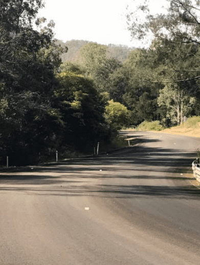 Mt Glorious road works