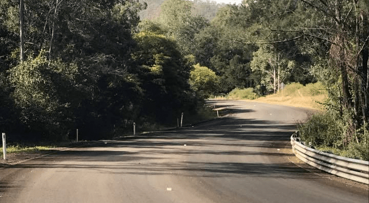 Mt Glorious road works