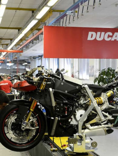 Ducati factory closure