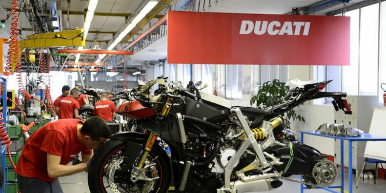 Ducati factory closure