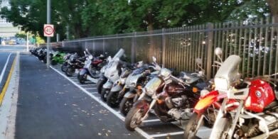 Brisbane CBD motorcycle parking bays