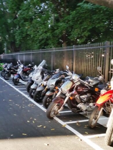 Brisbane CBD motorcycle parking bays