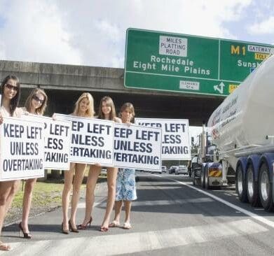 Extend truck lane restriction