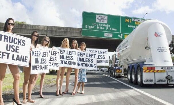 Extend truck lane restriction