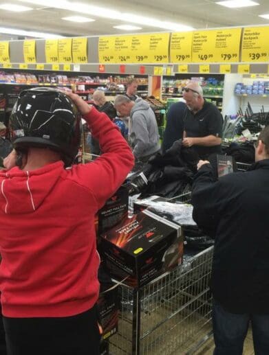 Aldi annual sale - Riders urged to support motorcycle dealers claims