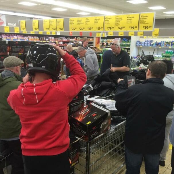 Aldi annual sale - Riders urged to support motorcycle dealers claims