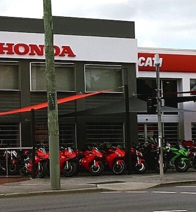 Brisbane Motorcycles mum ad dad dealership events Norton Motorcycles