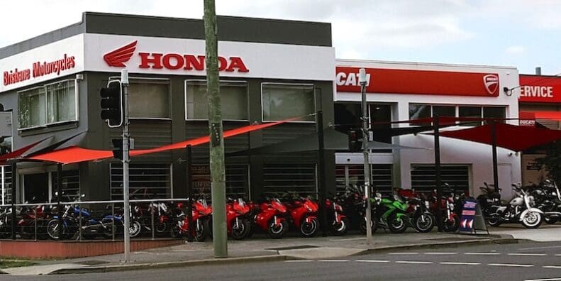 Brisbane Motorcycles mum ad dad dealership events Norton Motorcycles