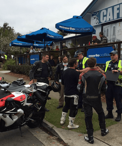 Cops police force enforce fines speed north upright