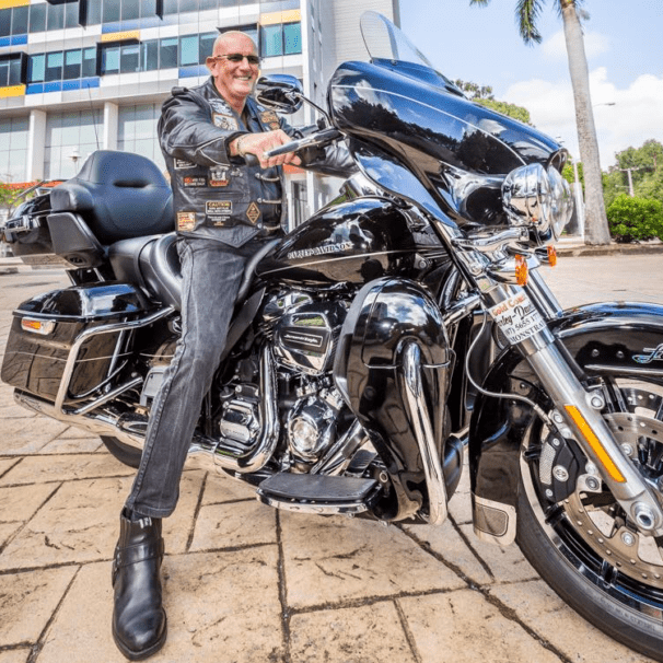 Greg and janet kelly Kell's Ride Harley-Davidson Ultra Ltd ride to conquer dementia