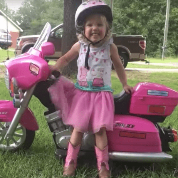 Bailey Hensley shows how to lift a Harley