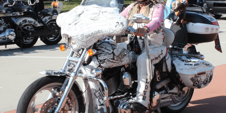 Biker sisters vie for world record