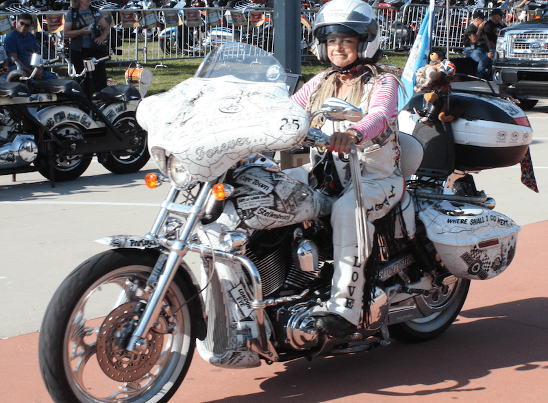 Biker sisters vie for world record