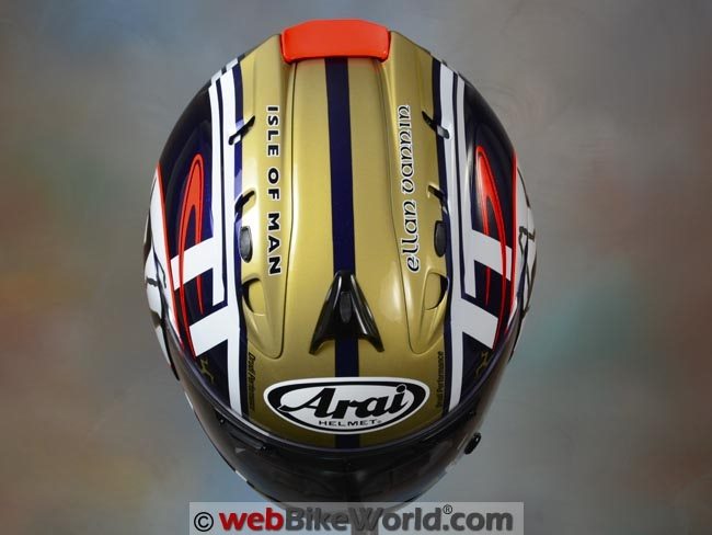 Arai Helmets CORSAIR V Side Pods JOEY DUNLOP Shield Covers Holders Corsair-V 5 