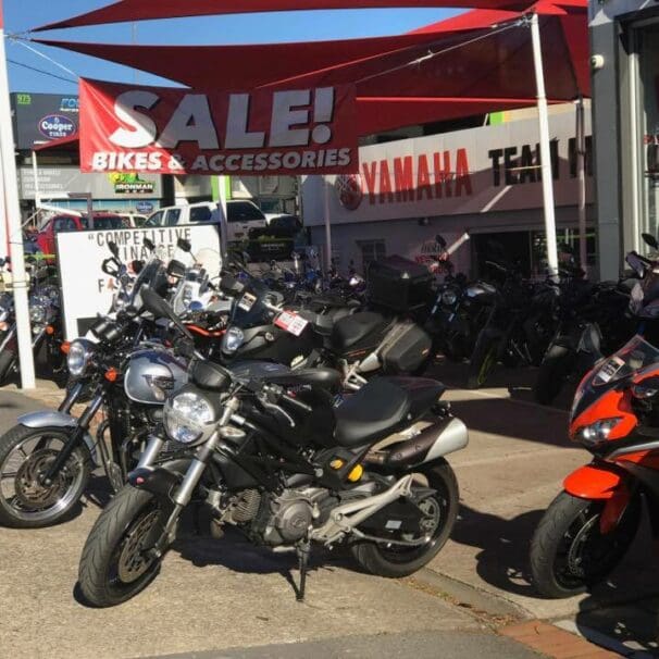 tax sale motorcycles novated lease buying selling