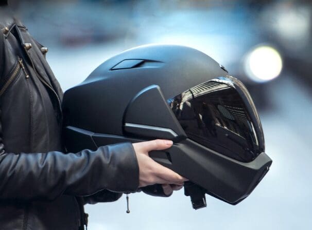 CrossHelmet smart helmet HUD bluetooth