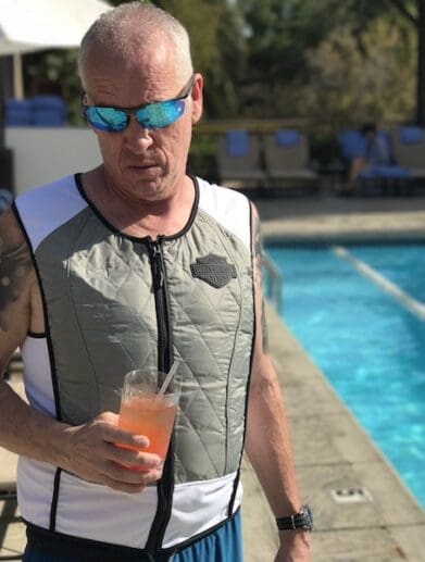 Harley-Davidson cooling vest keeps you cool