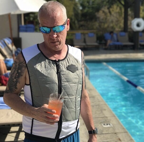 Harley-Davidson cooling vest keeps you cool