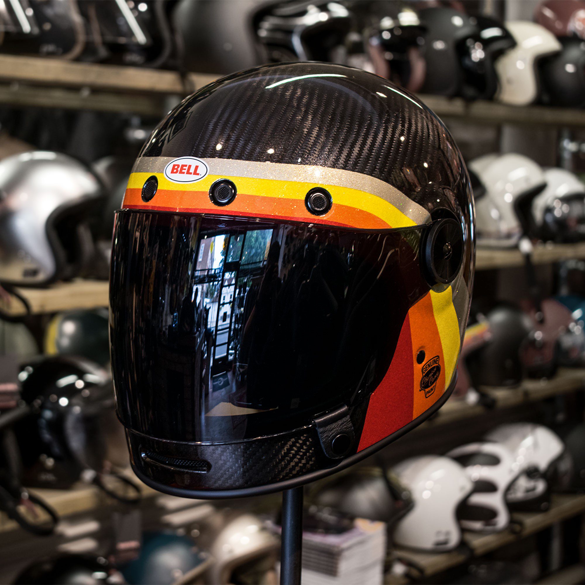 BELL BULLITT CARBON CHEMICAL CANDY HELMET