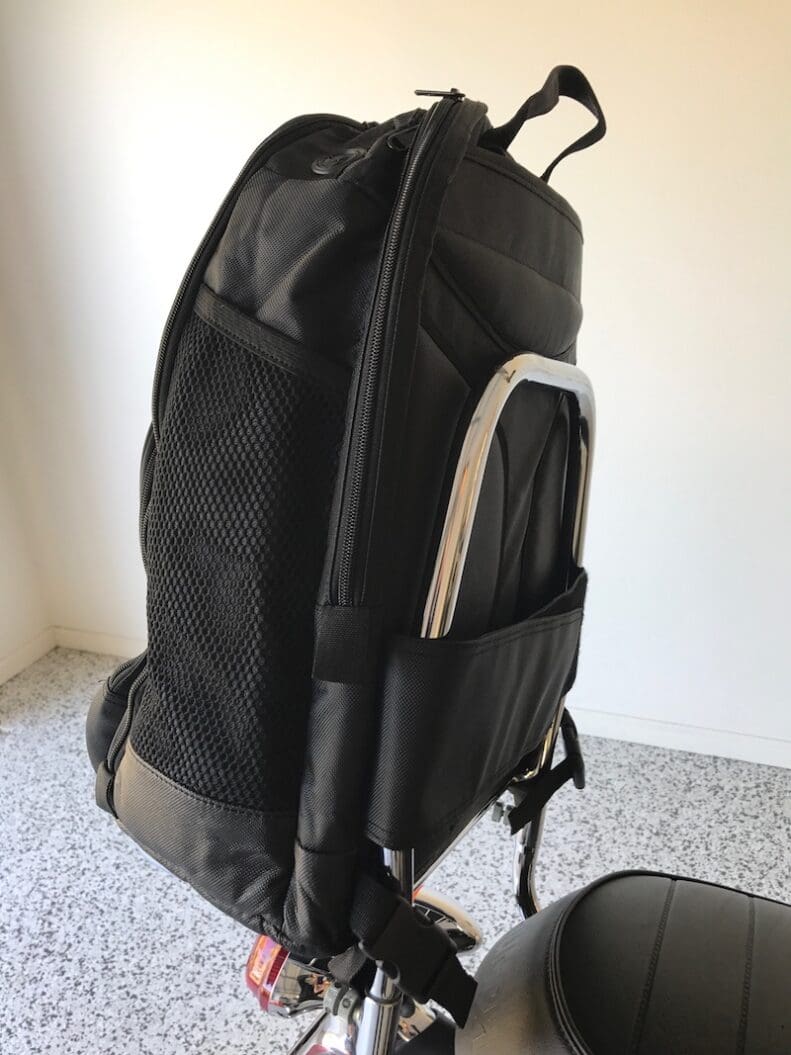Do you prefer a backpack or sissy bar bag? webBikeWorld