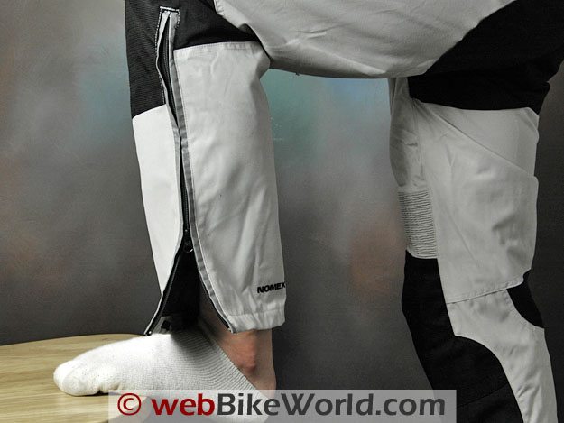 British Motorcycle Gear Adventure Pants - Leg Zipper