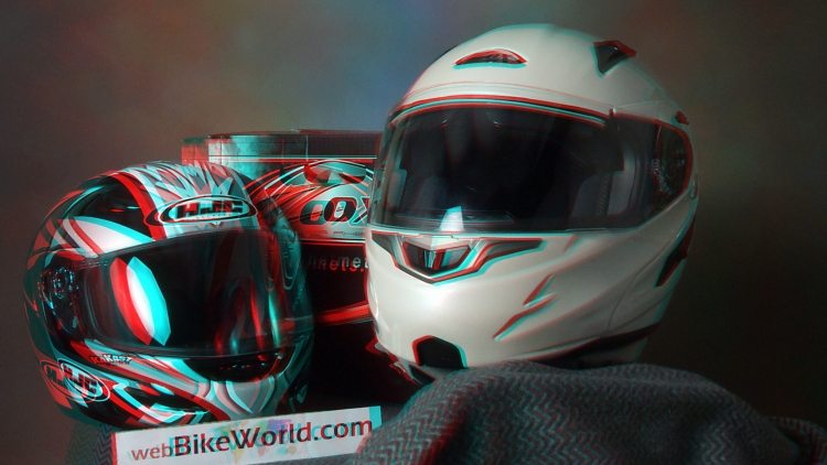 3D Motorcycle Helmet Photo