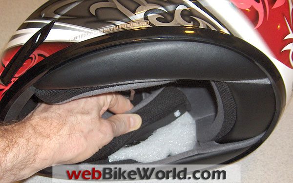 Helmet Noise Reduction Insert