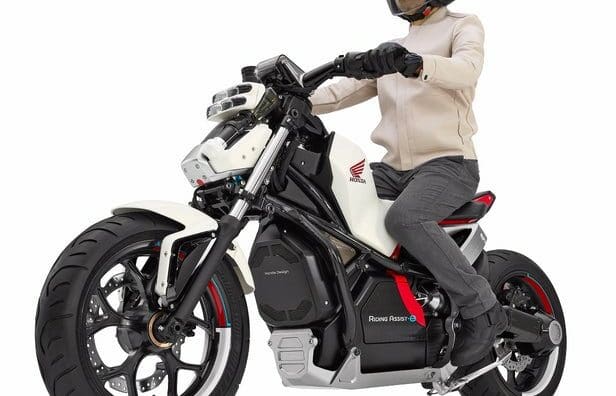 Honda reveals electric self-balancing concept Honda Riding Assist-e self-driving standardise warn