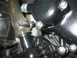 Leaking pushrod seal