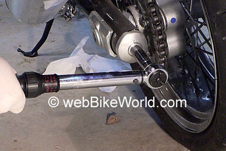Ducati SportClassic Chain Adjustment - Torque Chain Adjuster Nuts