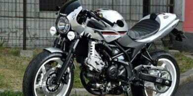 Suzuki SV650X cafe racer concept quiet