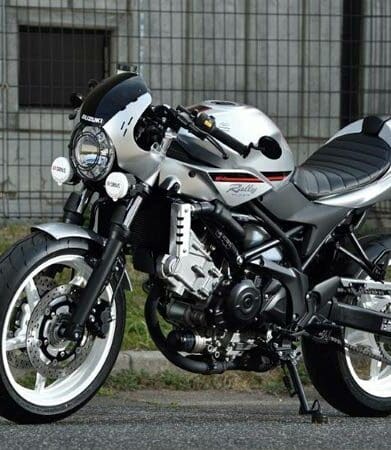 Suzuki SV650X cafe racer concept quiet