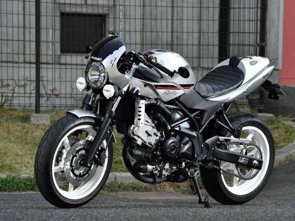 Suzuki SV650X cafe racer concept quiet