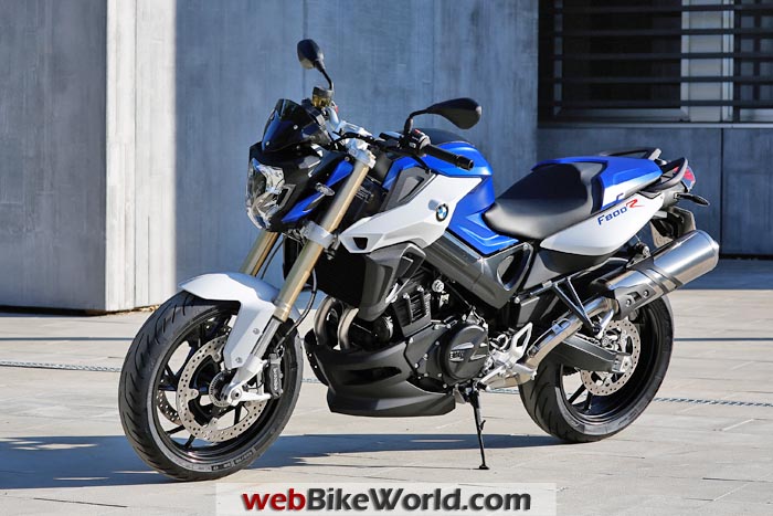 2015 BMW F 800 R Blue Left Front View