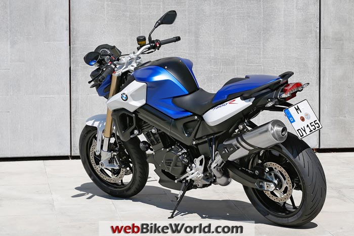 2015 BMW F 800 R Left Rear View