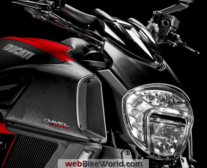 2015 Ducati Diavel Headlight