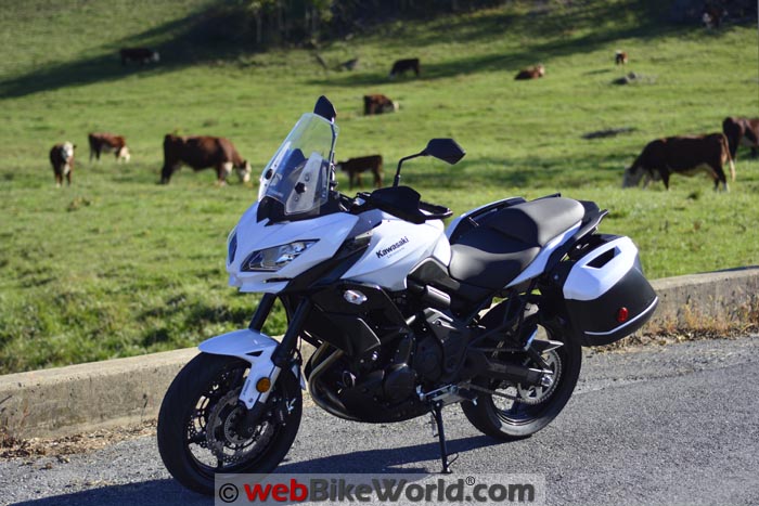 2015 Kawasaki Versys 650 LT Review Left Side