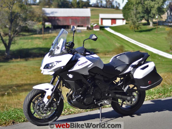 2015 Kawasaki Versys 650 LT Review Left Side