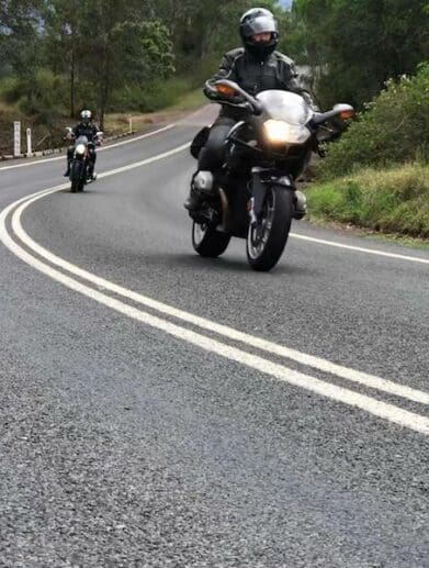 New roadworks on Mt Glorious broken leg