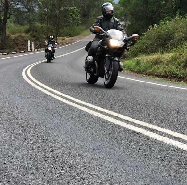 New roadworks on Mt Glorious broken leg