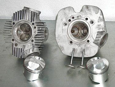 Ducati 750 GT Heads