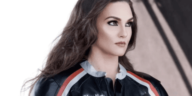 ambassador for Covergirl Cosmetics is American pro racer Shelina Moreda