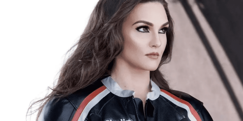 ambassador for Covergirl Cosmetics is American pro racer Shelina Moreda