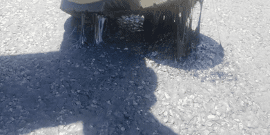 Melting tar claims first crash victim Mt Glorious costly repair bitumen