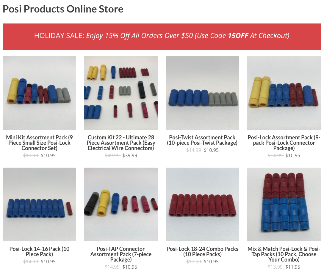 PosiTap Connectors webBikeWorld